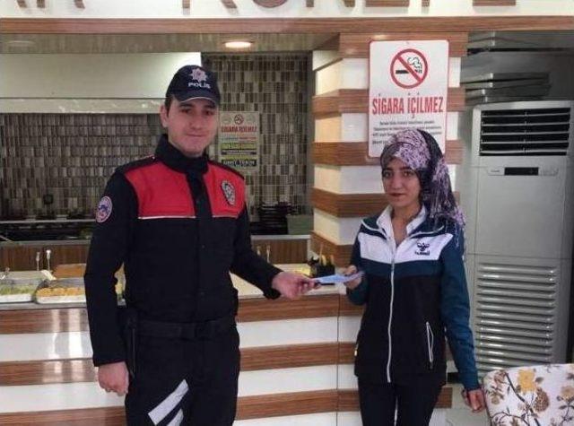 Siirt Polisi Esnafa Broşür Dağıttı