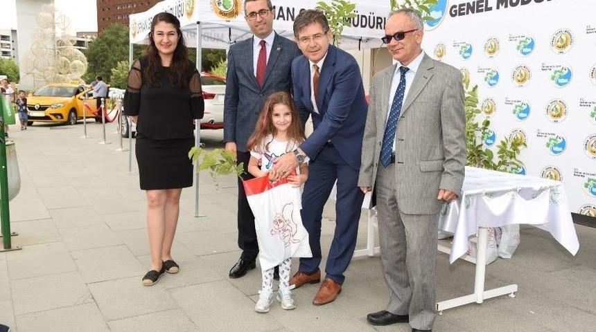 &Ccedil;&ouml;lleşmeyle M&uuml;cadele İ&ccedil;in 2 Bin Fidan Dağıtıldı