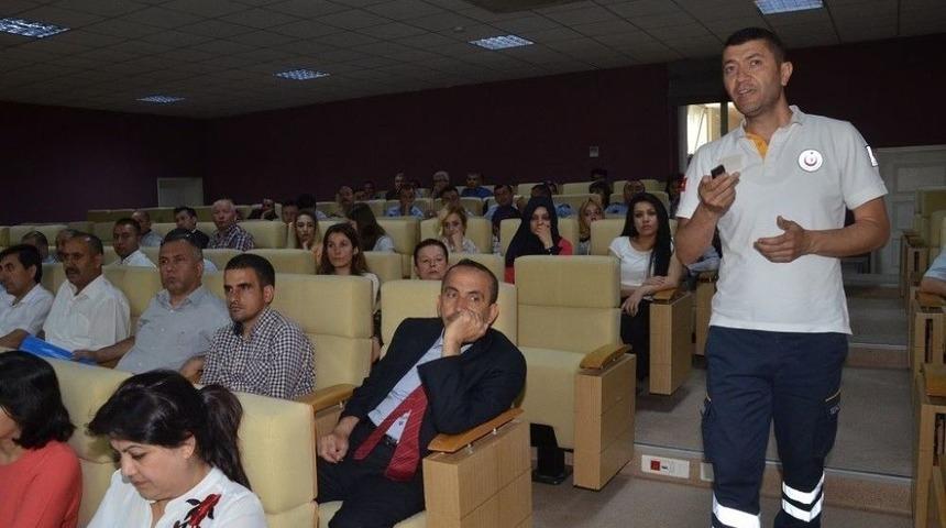 Kırıkkale&rsquo;de Belediye &Ccedil;alışanlarına İlk Yardım Eğitimi