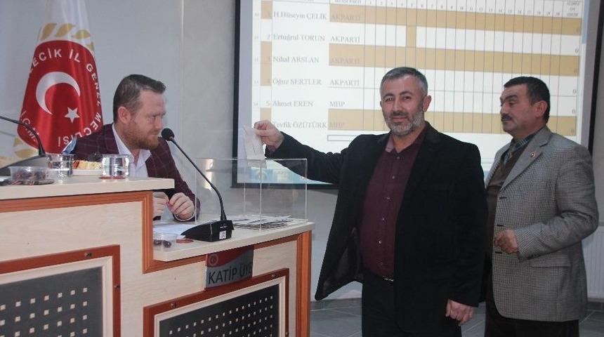 İl Genel Meclisi Denetim Komisyonu &Uuml;yeleri Yapılan Oylamayla Belirlendi