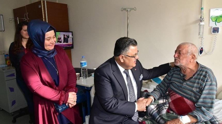 Başkan Yağcı&rsquo;dan Hastane Ziyareti