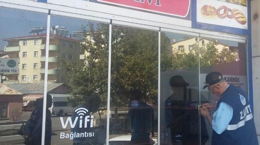 Bing&ouml;l&rsquo;de Ruhsatsız 2 İş Yeri Kapatıldı, 24 Kahveye De Kapatma Cezası Verildi