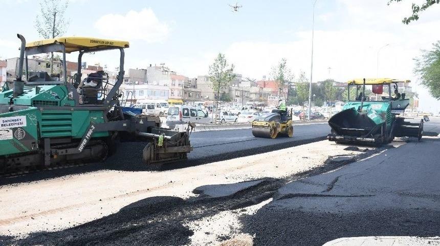 Şahinbey Belediyesi&rsquo;nde Asfalt &Ccedil;alışmaları S&uuml;r&uuml;yor