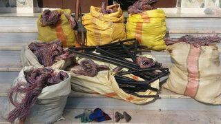 Çuvallar Dolusu Telefon Kablosu İle Yakalanan Zanlılar Tutuklandı