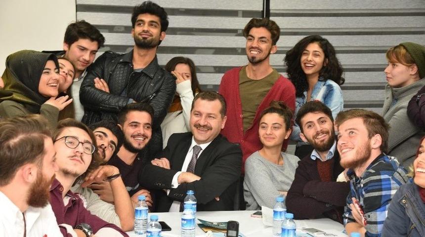 Baun &Ouml;ğrencileri Başkan Yılmaz&rsquo;ı Ziyaret Etti