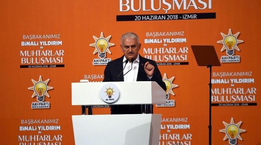 Başbakan Yıldırım: "se&ccedil;ime Bir Ay Kalmış, Değerlendirme Kuruluşları T&uuml;rkiye&rsquo;nin Notunu D&uuml;ş&uuml;r&uuml;yor, Bankaların Notu D&uuml;ş&uuml;yor"