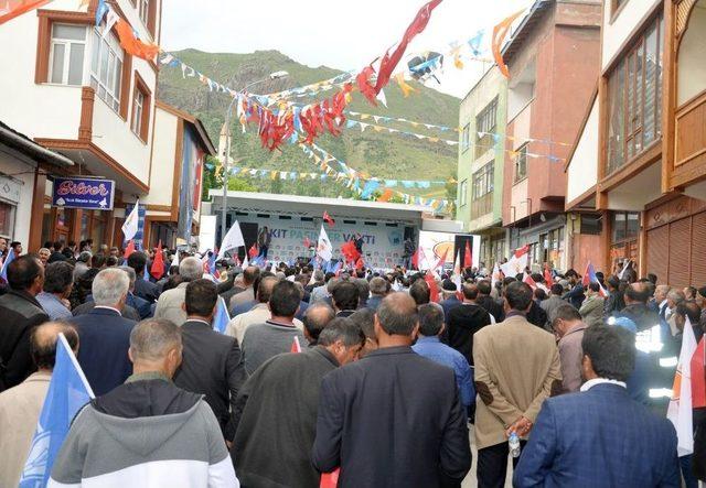 Başbakan Yardımcısı Akdağ Pasinler’de Açık Hava Mitingi Düzenledi