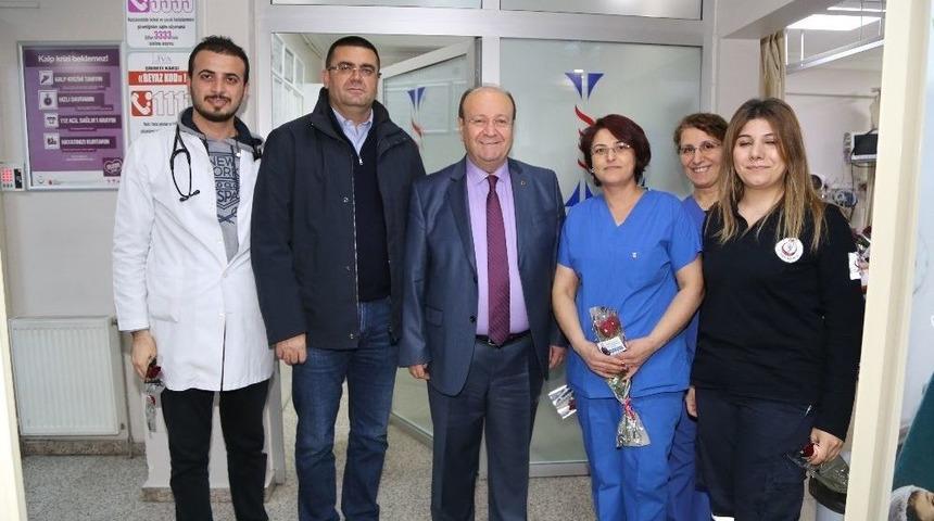 Başkan &Ouml;zakcan&rsquo;dan Yeni Yıl Ziyaretleri