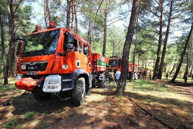 Kazdağlarında Orman Yangını Söndürüldü