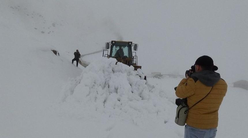 3600 Rakımda Karla M&uuml;cadele &Ccedil;alışması