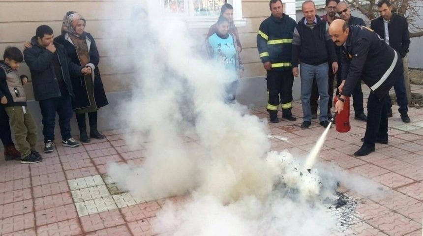 Van&rsquo;da &Ouml;zel &Ouml;ğrenciler İ&ccedil;in Yangın Tatbikatı