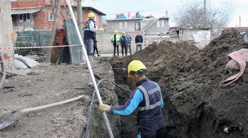 Saski Ekipleri Karak&ouml;y&rsquo;de Altyapı &Ccedil;alışmalarını Başlattı