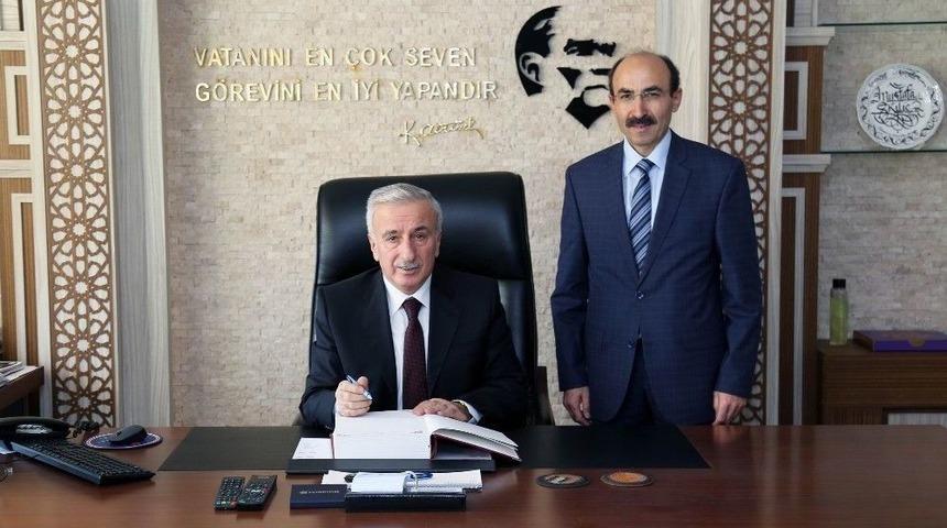 Vali Kam&ccedil;ı Kurum Ziyaretlerine Devam Ediyor