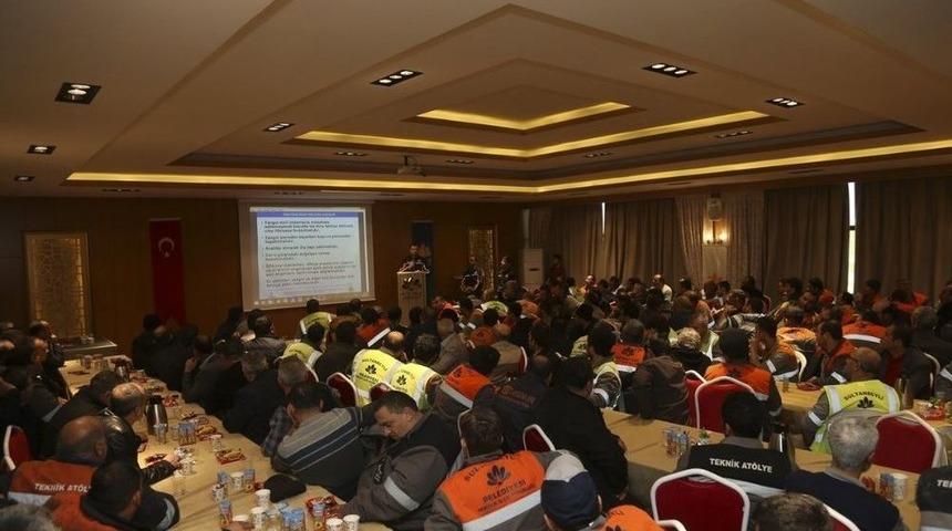 Temizlik Personelinden Yangın Tatbikatı