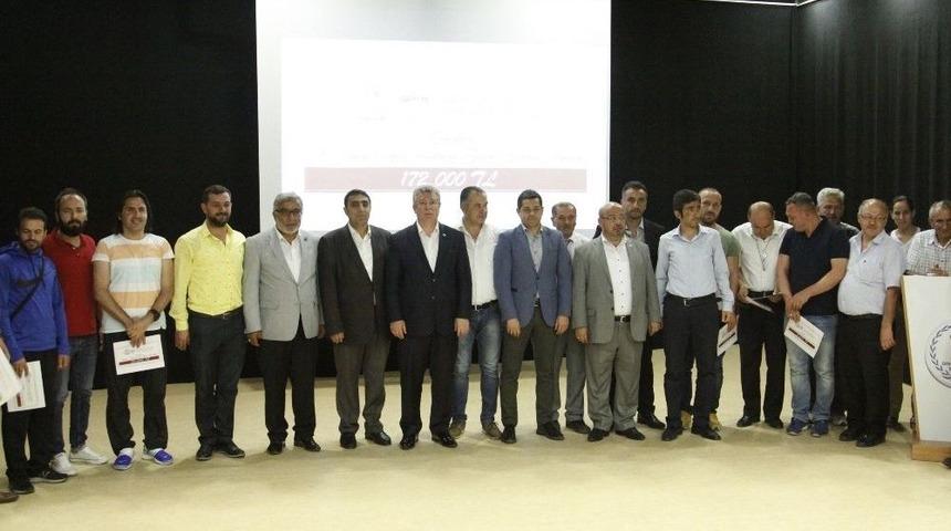 Amat&ouml;r Spor Kul&uuml;plerine 172 Bin Lira Nakdi Yardım Yapıldı