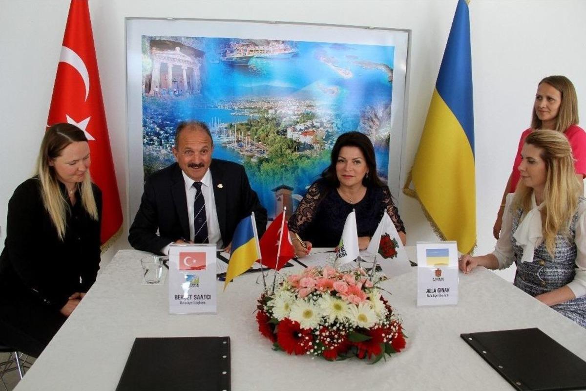 Fethiye Belediyesi, Ukrayna&rsquo;nın Bilgorod Dnistrovski Kenti İle Kardeş Şehir Oldu