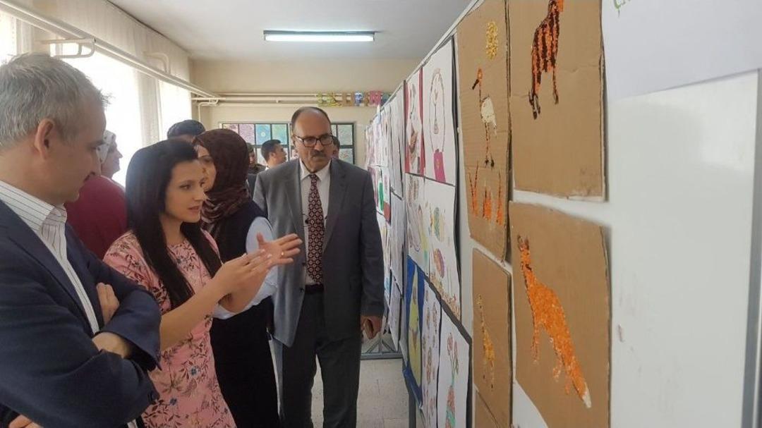 &Ouml;ğrencilerin Sergisi B&uuml;y&uuml;k İlgi G&ouml;rd&uuml;