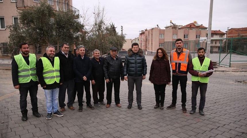 Subaşıoğlu, Muratdede Mahallesi&rsquo;nde &Ccedil;alışmaları İnceledi