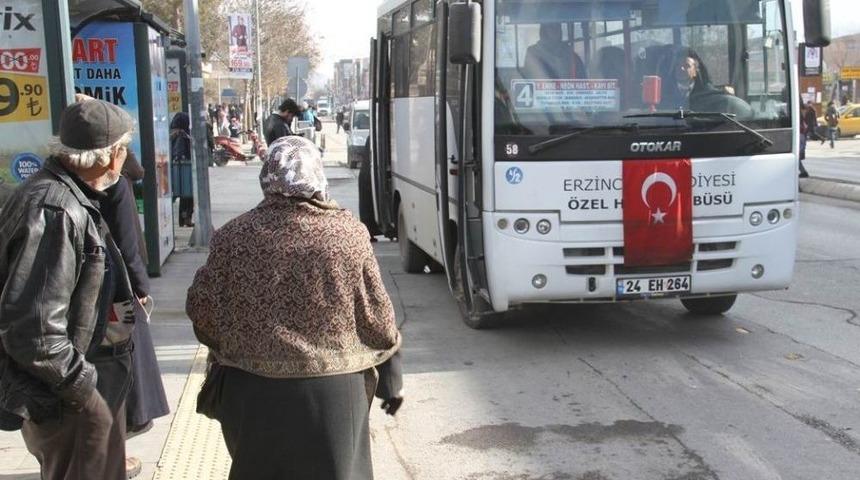 Erzincan&rsquo;da Toplu Taşımaya Zam