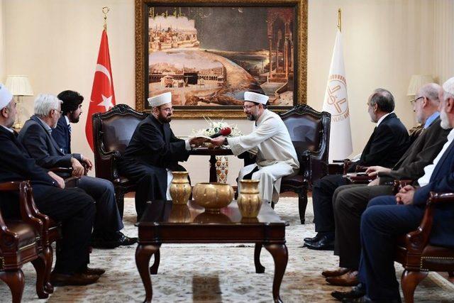 Ali Muhyiddin El-karadaği&rsquo;den Diyanet&rsquo;e Ziyaret 1