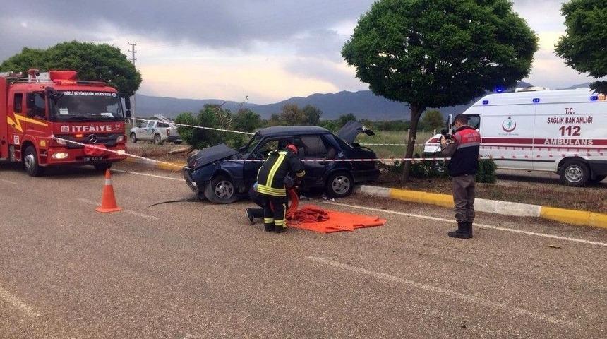 Acıpayam&rsquo;da Trafik Kazası: 1 &Ouml;l&uuml;