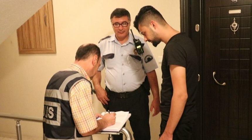 Denizli&rsquo;de Apartlara Y&ouml;nelik Polis Denetimi