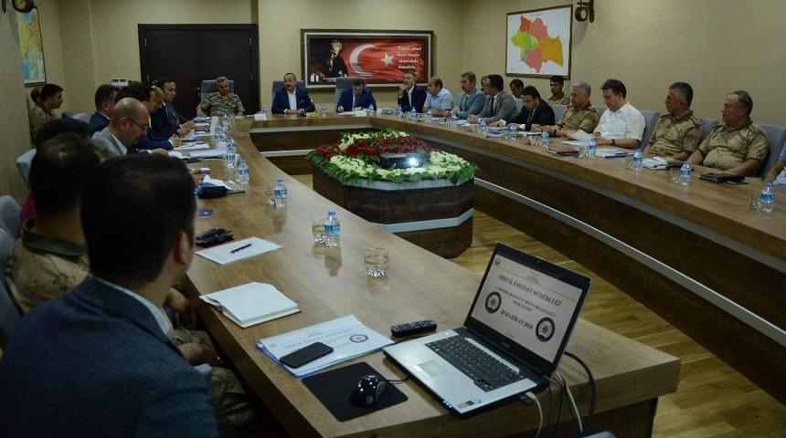 Siirt&rsquo;te Se&ccedil;im G&uuml;venliği Toplantısı Yapıldı
