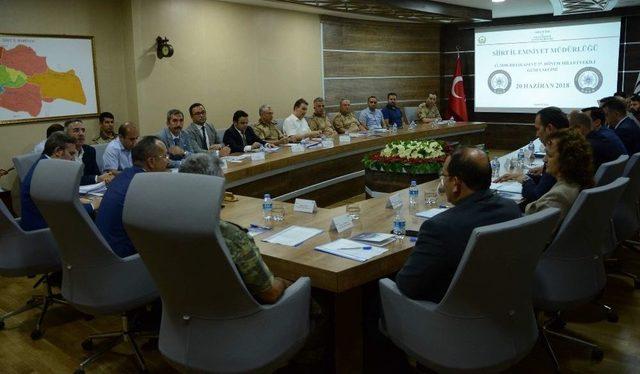 Siirt’te Seçim Güvenliği Toplantısı Yapıldı