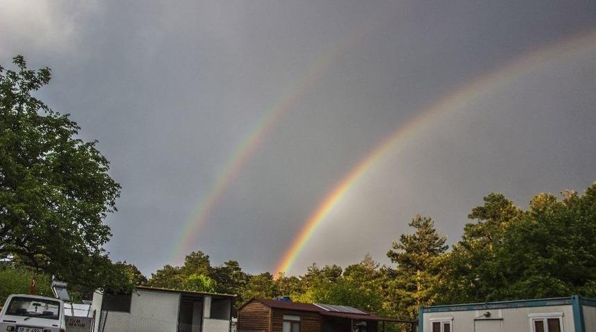 Kazdağları&rsquo;nda İkiz G&ouml;kkuşağı