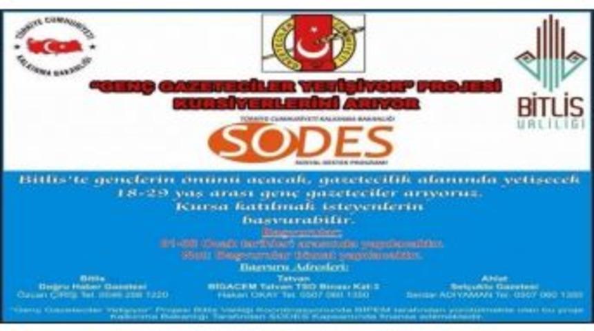 Bitlis&rsquo;te Gen&ccedil; Gazeteciler İ&ccedil;in Kurs Başvuruları Başladı
