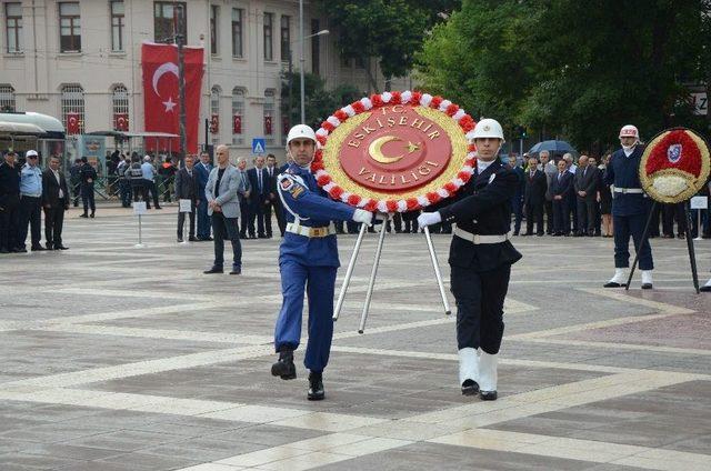 Atatürk’ün Eskişehir’e İlk Gelişinin 98. Yılı Törenle Kutlandı