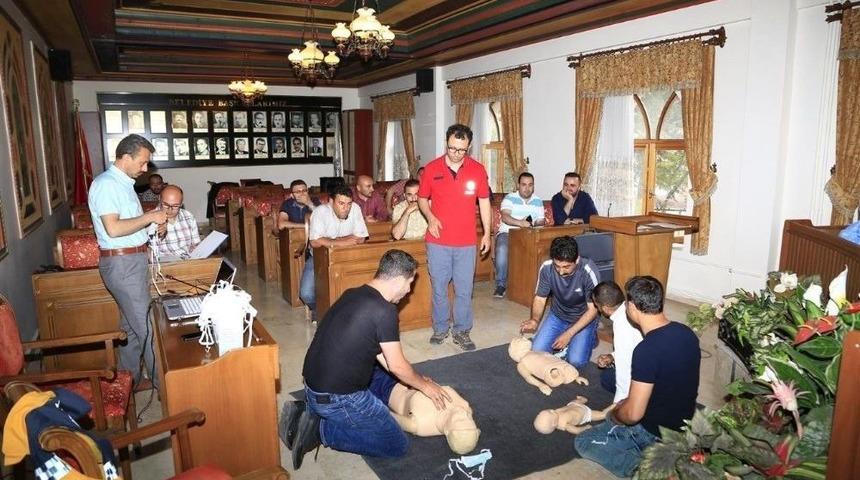 Nevşehir Belediyesinde İlk Yardımcı Eğitimi Sona Erdi