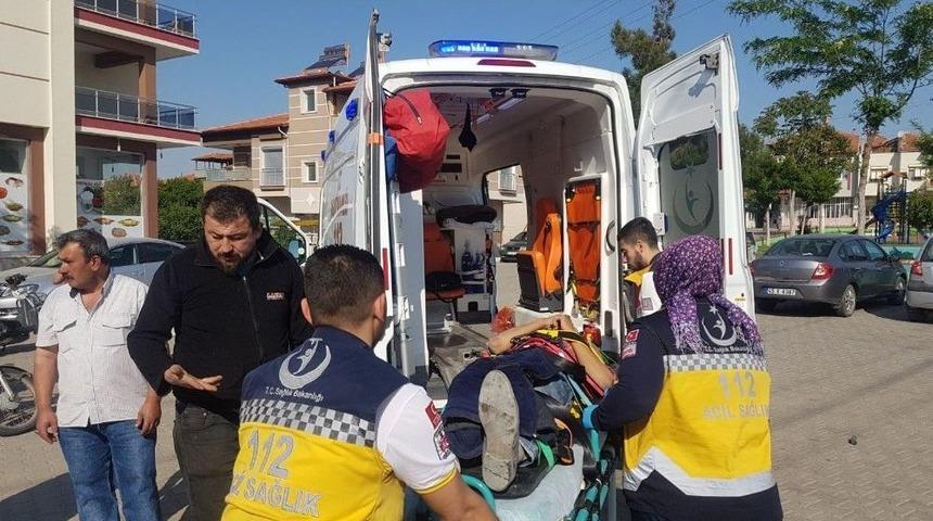 Kula&rsquo;da Yine Motosiklet Kazası: 1 Yaralı