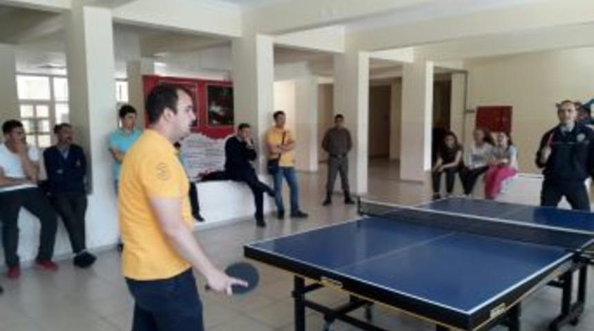 Şaphane&rsquo;de Masa Tenisi Turnuvası