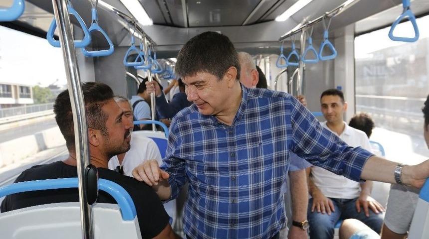 T&uuml;rel &Ccedil;arşı Esnafını Ziyaret Etti