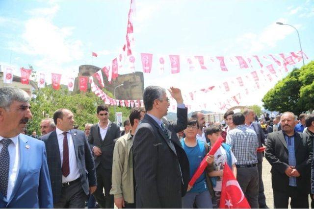 Mhp Adaylarına Oltu Ve Şenkaya’da Sevgi Seli