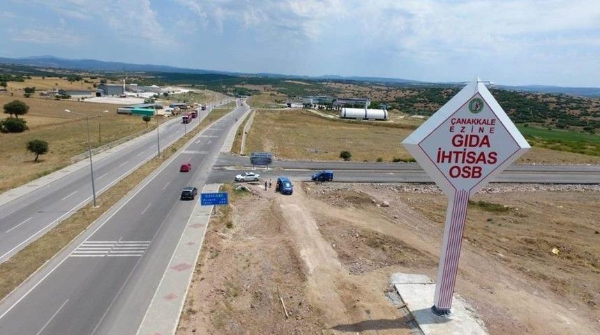 Ezine Gıda İhtisas Organize Sanayi B&ouml;lgesi Hızla İlerliyor