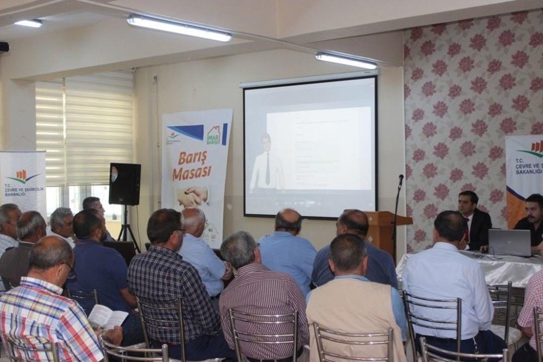 İmar Barışı Konusunda Muhtarlar Bilgilendirildi