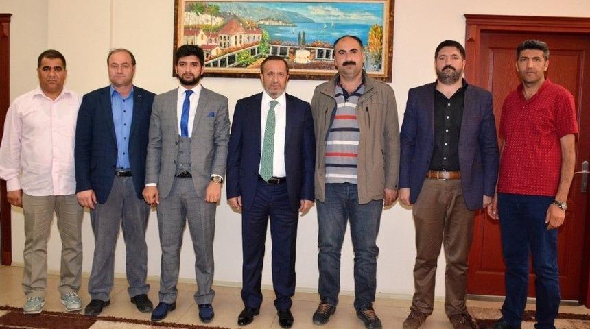 Taşlı&ccedil;aylılardan Başkan Toltar&rsquo;a Ziyaret