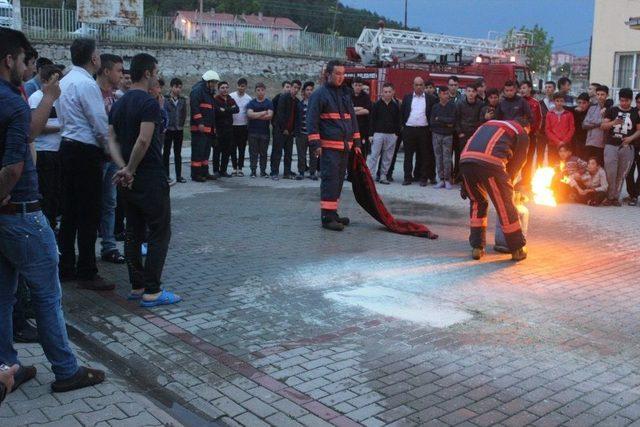 Okul Pansiyonunda Acil Durum Tatbikatı