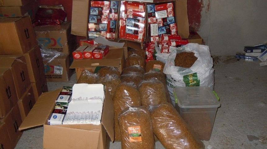 Uşak&rsquo;ta Ka&ccedil;ak T&uuml;t&uuml;n Operasyonları