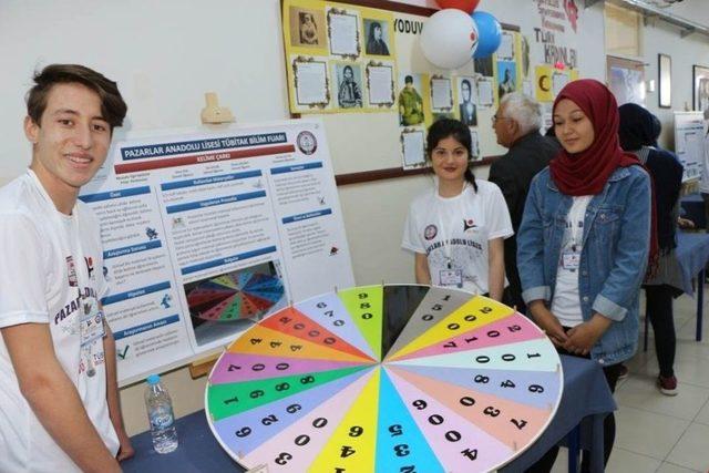 Pazarlar Anadolu Lisesi’nde Tübitak Bilim Fuarı