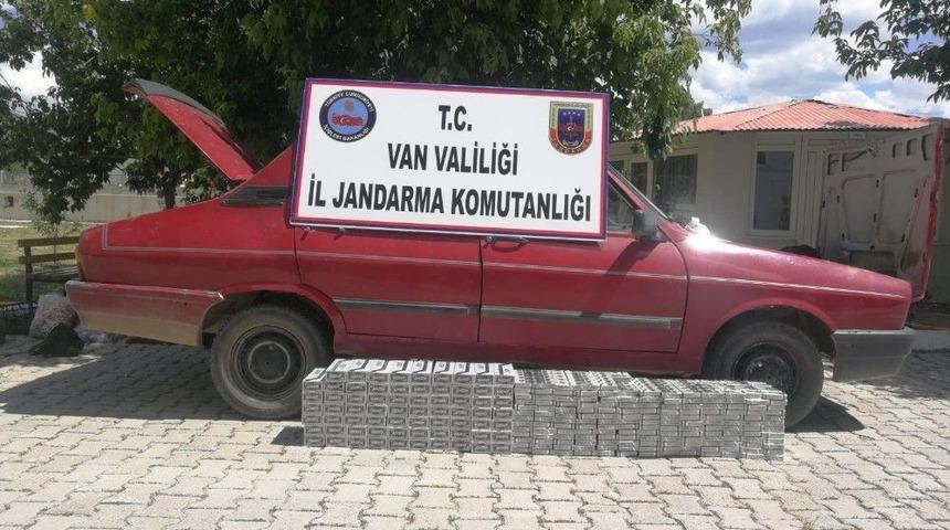 Muradiye&rsquo;de Ka&ccedil;ak Sigara Operasyonu