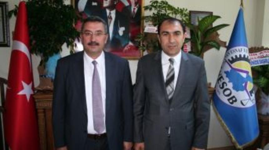 M&uuml;d&uuml;r G&ouml;ksoy&rsquo;dan Başkan Berge&rsquo;ye Ziyaret