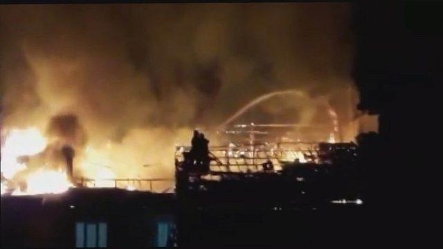 Malatya&rsquo;da &Ccedil;atı Yangını 1