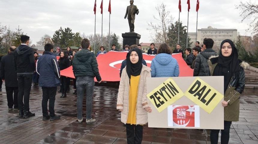 &Ouml;ğrencilerden Afrin Operasyonuna Destek