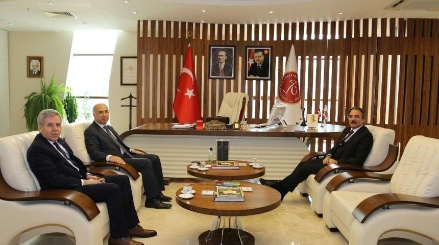 Niğde &Ouml;mer Halisdemir &Uuml;niversitesi Rekt&ouml;r&uuml; Kar&rsquo;dan Rekt&ouml;r Bağlı&rsquo;ya Ziyaret