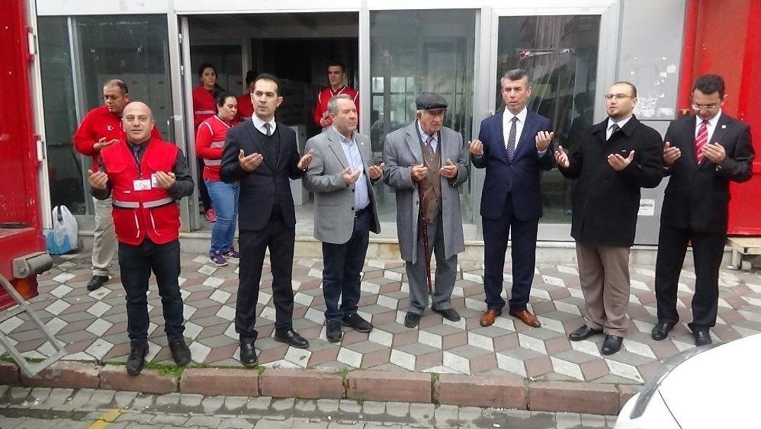 Edremit&rsquo;ten Afrin&rsquo;e 15 Ton Gıda Yardımı