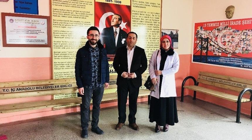 İ&ccedil; Anadolu Belediyeler Birliğinden Malzeme Desteği