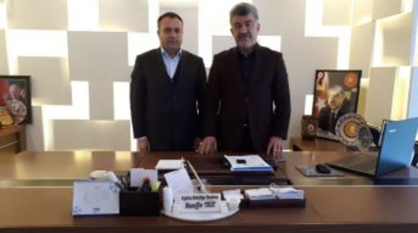 Doğan&rsquo;dan Başkan Yiğit&rsquo;e Veda Ziyareti